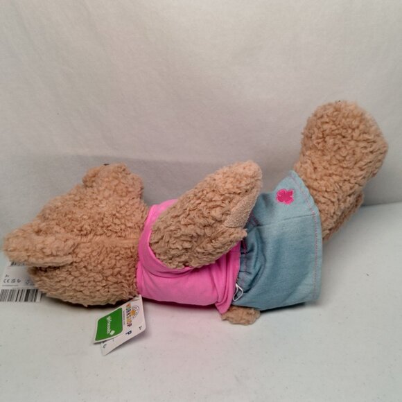 Build A Bear Workshop Bear Girl Scouts Trefoil T Shirt Denim Jean Skirt Set - Picture 6 of 16